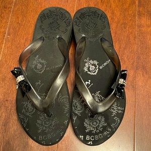 BCBGirls Black Flipflops